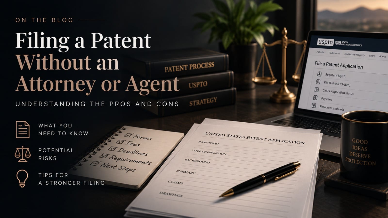 Filing a Patent Without an Attorney or Agent – Understanding the Pros and Cons